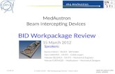 MedAustron Beam Intercepting Devices BID Workpackage Review 15 March 2012 15.03.12 R. Folch EN/STI - BID Workpackage Review - March 2012 Speakers: Ramon.