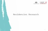 Residencies Research 1. Contents Background3 Glossary4 Literature review5 Interview Findings7 Topline Survey Findings10 Artform Snapshot32 Career Stage.