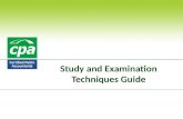 Study and Examination Techniques Guide. Introduction Study Techniques Examination Techniques Examination Resources Contact Details.
