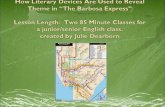 A copy of the story,“The Barbosa Express” by Ed Vega  If possible,some NYC subway maps or reproductions  Butcher paper(or any paper appropriate for.