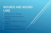 WOUNDS AND WOUND CARE - Pressure Ulcer Staging - Negative Pressure Wound Therapy - Supplementation for wound healing - Treatment Principles - HealthySuccess12@