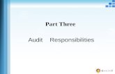 Part Three Audit Responsibilities. Structure of Seminar 1.Auditing Standards 2.Professional auditing standards system 3.Fundamental principles of professional.