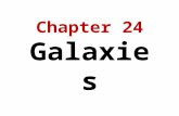 Chapter 24 Galaxies. Beyond the Milky Way are billions of other galaxies Some galaxies are spiral like the Milky Way while others are egg-shaped / elliptical.