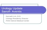 Urology Update Sanofi- Aventis Kenneth Lim, D.O. Urology Residency Director POH/ Detroit Medical Center.