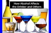 How Alcohol Affects the Drinker and Others. What is Alcohol? The most widely used drug A beverage that contains ethanol (a depressant that slows down.