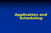 Application and Scheduling. Starting the Process