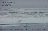 The Arctic Climate Paquita Zuidema, RSMAS/MPO, MSC 118, March 2 2007.