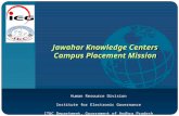 Company LOGO Jawahar Knowledge Centers Campus Placement Mission Human Resource Division Institute for Electronic Governance IT&C Department, Government.
