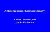 Antidepressant Pharmacotherapy Charles DeBattista, MD Stanford University
