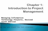 ManagingInformation Technology Projects, Revised Sixth Edition Managing Information Technology Projects, Revised Sixth EditionSchwalbe Note: See the text.