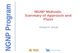 NGNP Program NGNP Methods: Summary of Approach and Plans Richard R. Schultz.