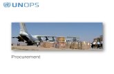 Procurement. 22 UNOPS – A brief introduction ● Established as independent entity in 1995 ● Mission is to expand the capacity of the United Nations system.