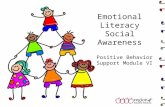 Emotional Literacy Social Awareness Positive Behavior Support Module VI.