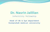 Infertility fellowship Head of Ob & Gyn department Kermanshah medical university 1.