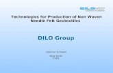 Technologies for Production of Non Woven Needle Felt Geotextiles Hjalmar Schwab New Delhi India DILO Group.