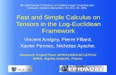 Fast and Simple Calculus on Tensors in the Log-Euclidean Framework Vincent Arsigny, Pierre Fillard, Xavier Pennec, Nicholas Ayache. Research Project/Team.