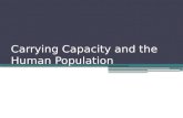 Carrying Capacity and the Human Population. Understanding Human Population Growth The earliest census in the 17 th century estimated human population.