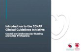 Introduction to the CCNAP Clinical Guidelines Initiative Council on Cardiovascular Nursing and Allied Professions.