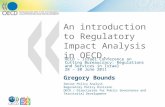 An introduction to Regulatory Impact Analysis in OECD. OECD – Israel Conference on Cutting Bureaucracy: Regulations and Services in Israel 28 – 30 June.