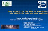 Dust effects in the SEDs of simulated galaxies: the GRASIL-3D code and some applications A. OBREJA (UAM, Spain) G.L. GRANATO (INAF, Trieste, Italy) I.