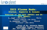 Http://europlanet-ri.eu IDIS Plasma Node: Status, Aspects & Issues Overview of JRA-IDIS (WP#25) and SA-IDIS (WP#21) EC Grant agreement n° 228319 F. Topf.