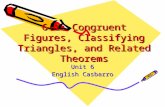 6-1: Congruent Figures, Classifying Triangles, and Related Theorems Unit 6 English Casbarro.
