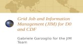 Grid Job and Information Management (JIM) for D0 and CDF Gabriele Garzoglio for the JIM Team.