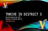THRIVE IN DISTRICT 5 May-chen Martin-Kuo, DTM District 5 Director 2015-16 dd2016@d5tm.org.