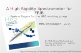 A High Rigidity Spectrometer for FRIB Remco Zegers for the HRS working group HRS whitepaper – 2014 1 st FRIB-China Workshop on Physics of Nuclei and Hadrons.