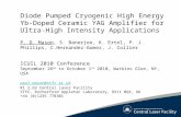 Diode Pumped Cryogenic High Energy Yb-Doped Ceramic YAG Amplifier for Ultra-High Intensity Applications P. D. Mason, S. Banerjee, K. Ertel, P. J. Phillips,