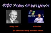 By: Matthew Grandy and Chad Moore Henry Ford Bill Gates.