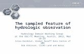 ® The sampled feature of hydrologic observation Hydrology Domain Working Group at the OGC/TC Meeting, Austin, 2012, Mar 19-23 Irina Dornblut, Global Runoff.