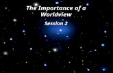 The Importance of a Worldview Session 2. I.Introduction: Case Study on Muslim Evangelism and Discipleship.