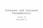 Internet and Intranet Fundamentals Class 8 Session A.