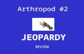 Arthropod #2 REVIEW JEOPARDY S2C06 Jeopardy Review.