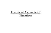 Practical Aspects of Titration. Standard Solution Sample Solution Burette.