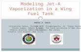 DHAVAL D. DADIA Modeling Jet-A Vaporization in a Wing Fuel Tank Constantine Sarkos, Richard Hill Steven Summer, Robert I. Ochs Federal Aviation Administration.