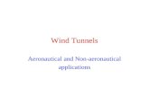 Wind Tunnels Aeronautical and Non-aeronautical applications.