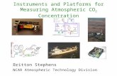 Instruments and Platforms for Measuring Atmospheric CO 2 Concentration Britton Stephens NCAR Atmospheric Technology Division.