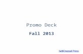 Promo Deck Fall 2013. TOC Summer Entrepreneur September / October Q1 – Tax / Estate Planning Marketing / Social Media.