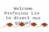 Welcome Professor Lin to direct our group!. 2 Self-introduction Name: Yulei.Hao Hometown: Shou County in Anhui Province Mother school: Hefei University.