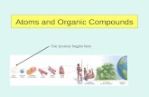 Atoms and Organic Compounds Our journey begins here.