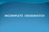 I L O Intended Learning Outcomes (ILOs) Compatibility Testing Approaches Requiring Less Than a Complete Crossmatch Is the Crossmatch Really Needed? What.