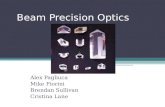 Beam Precision Optics Alex Pagliuca Mike Fiorini Brendan Sullivan Cristina Lane.