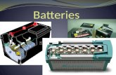 CLASSES OF BATTERIES PRIMARY CELLS SECONDARY CELLS.