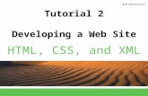 HTML, CSS, and XML Tutorial 2 Developing a Web Site.