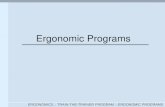 ERGONOMICS :: TRAIN-THE-TRAINER PROGRAM :: ERGONOMIC PROGRAMS Ergonomic Programs.