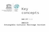 UNESCO Intangible Cultural Heritage Section Key concepts NOM PPT 5.3.