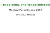Toxoplasma and toxoplasmosis Medical Parasitology 2012 Silvia N.J. Moreno.