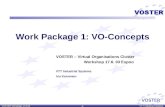 VOSTER VOSTER Workshop 17.6.03-1- VTT Industrial Systems Work Package 1: VO-Concepts VOSTER – Virtual Organisations Cluster Workshop 17.6. 03 Espoo VTT.